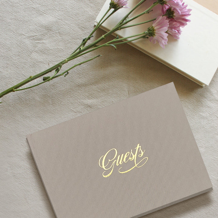 Guest Book - Premium Linen - 100 Pages