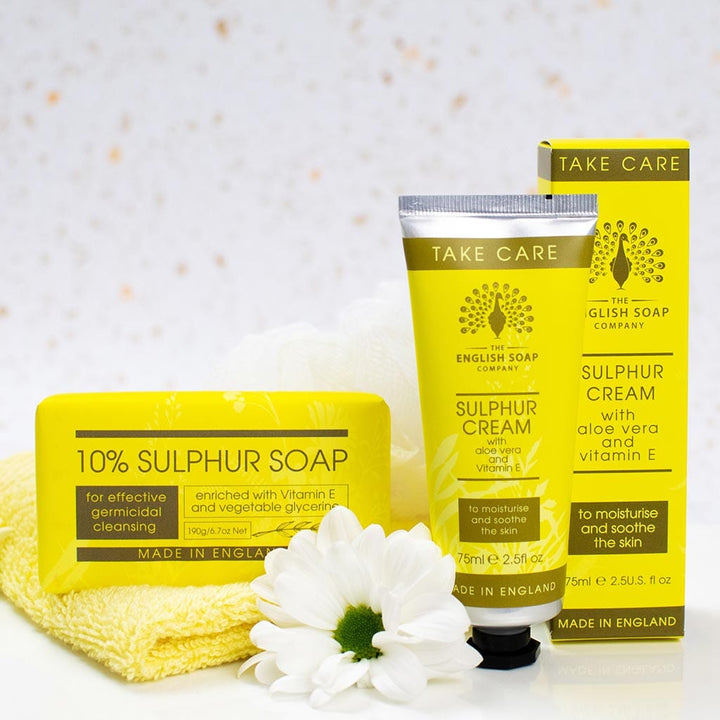 10% Sulphur Soap Bar from our Luxury Bar Soap collection by The English Soap Company