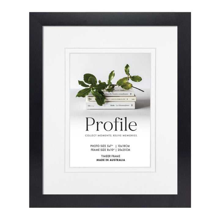 10420 Black 8x10/5x7 (3pk) from our Australian Made Picture Frames collection by Profile Australia