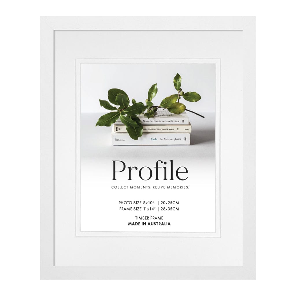 10420 White 11x14/8x10 (3pk) from our Australian Made Picture Frames collection by Profile Australia