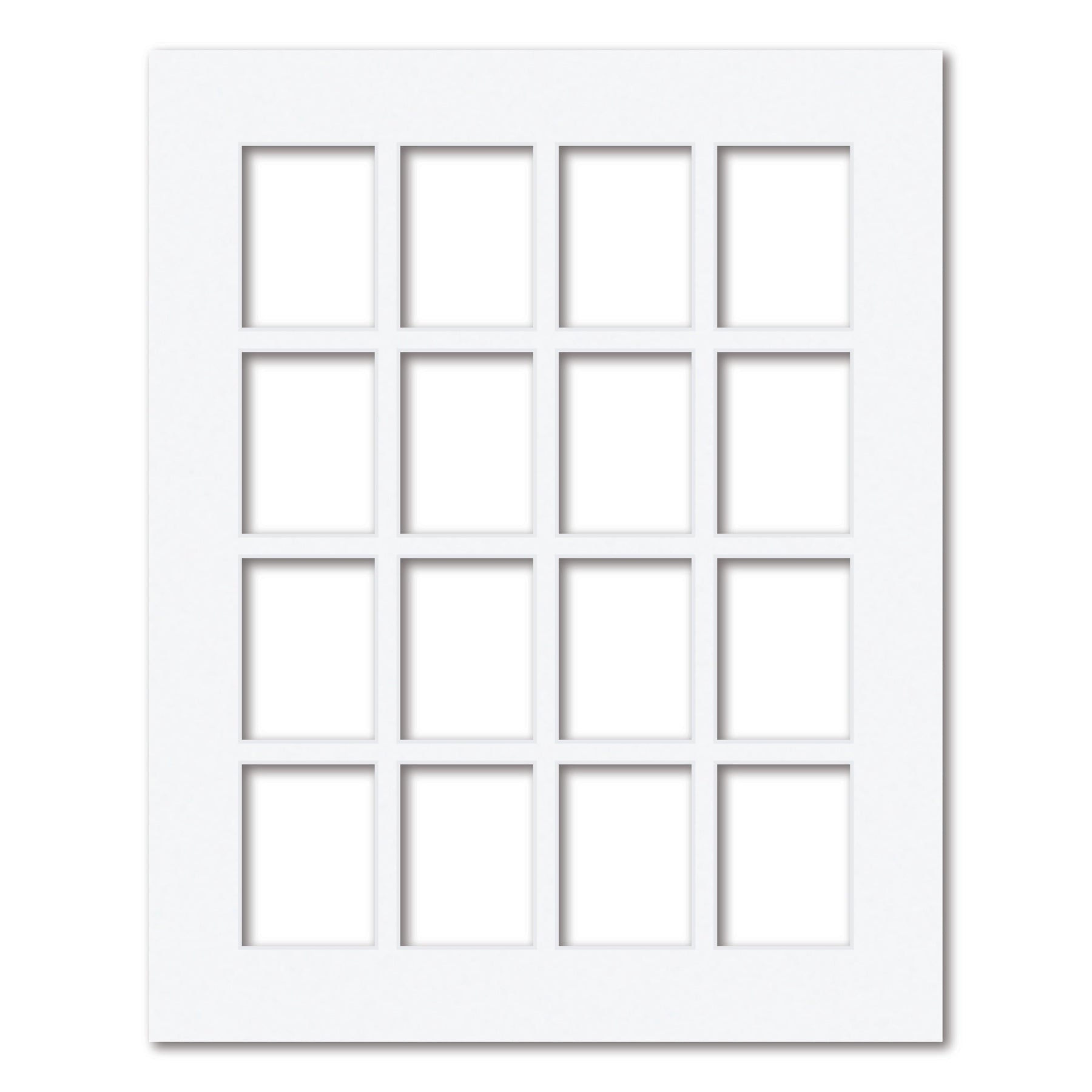 Window Mat Paper 16 Window 3x4in Collage Photo Mat Board | 16x20 Frame – Profile Australia