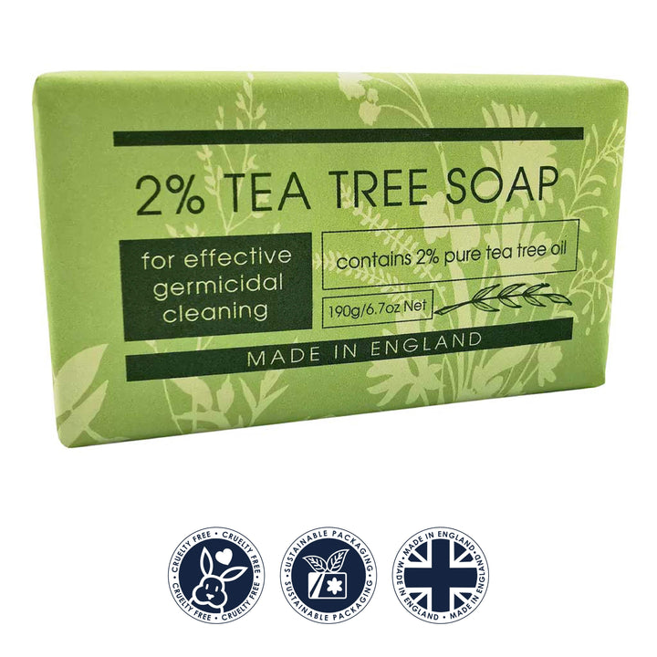 2% Tea Tree Soap Bar from our Body & Bath collection by The English Soap Company