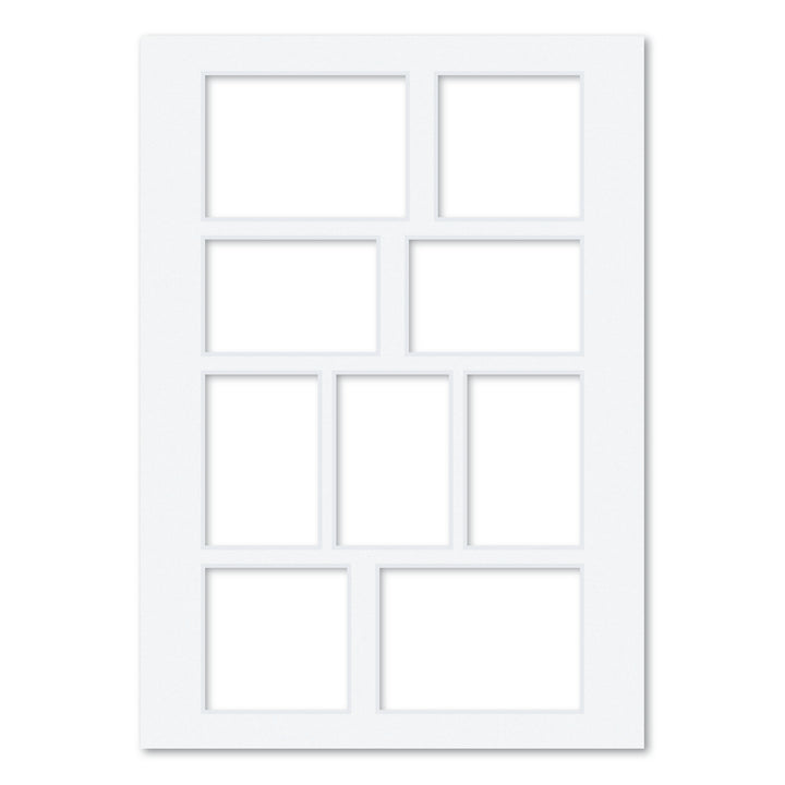 9 Window A2 Collage Photo Mat Board | 5x7, 5x5 & 4x6 – Profile Australia