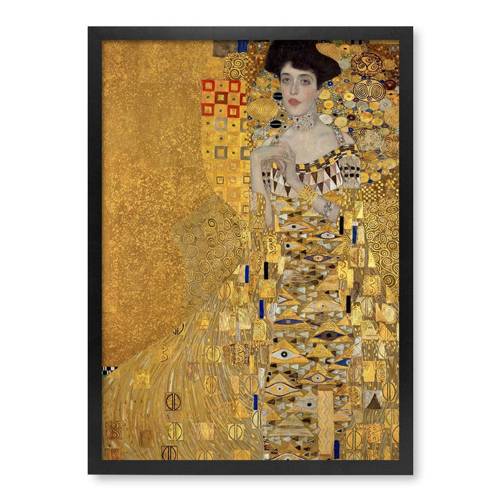 Adele Bloch Baur - Gustav Klimt Art Print A4 (21 x 29.7cm) / Matte Black Frame / No Border from our Australian Made Framed Wall Art, Prints & Posters collection by Profile Products (Australia) Pty Ltd