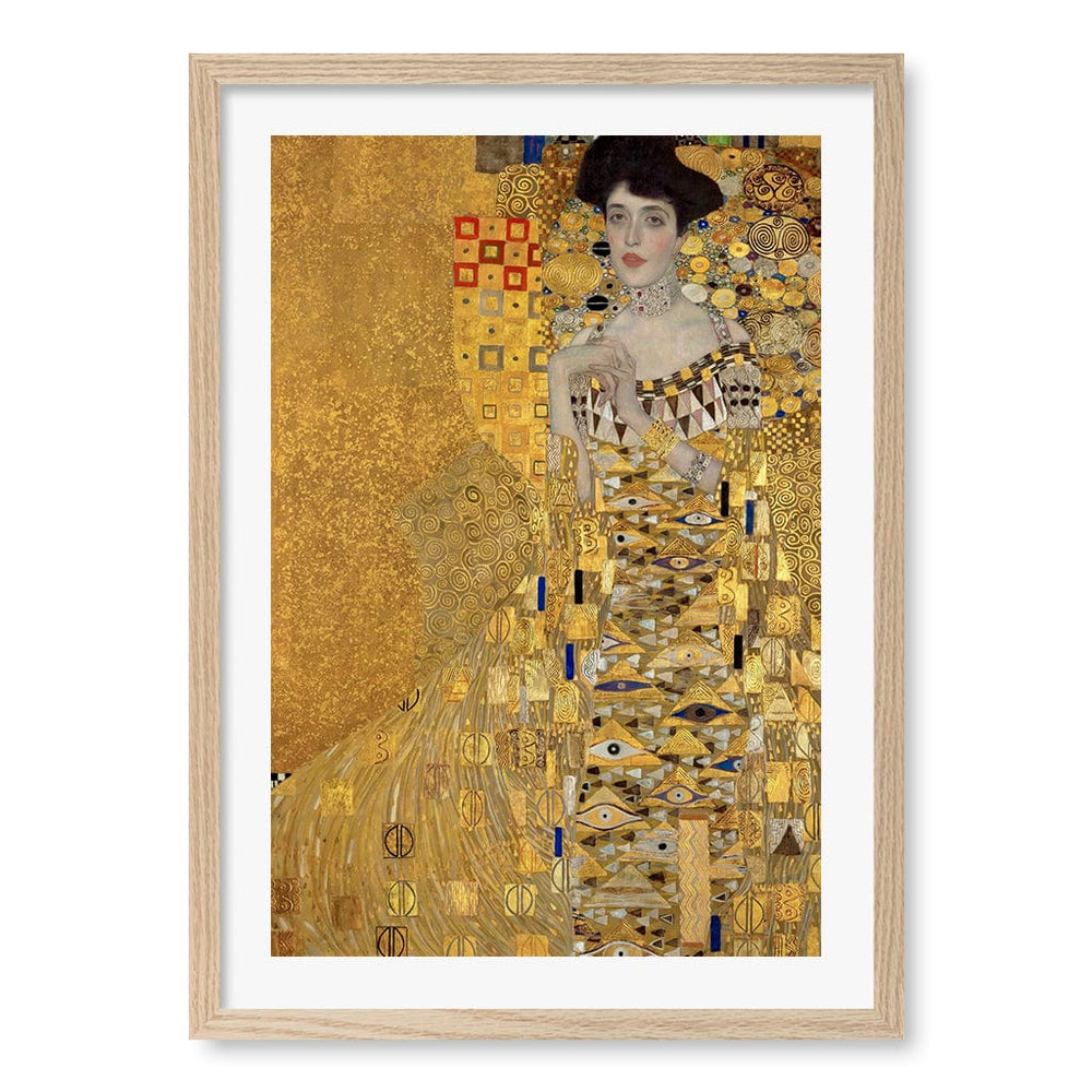Adele Bloch Baur Wall Art Print A2 (42 x 59.4cm) / Natural Oak Frame / White Border from our Australian Made Wall Art collection by Profile Australia