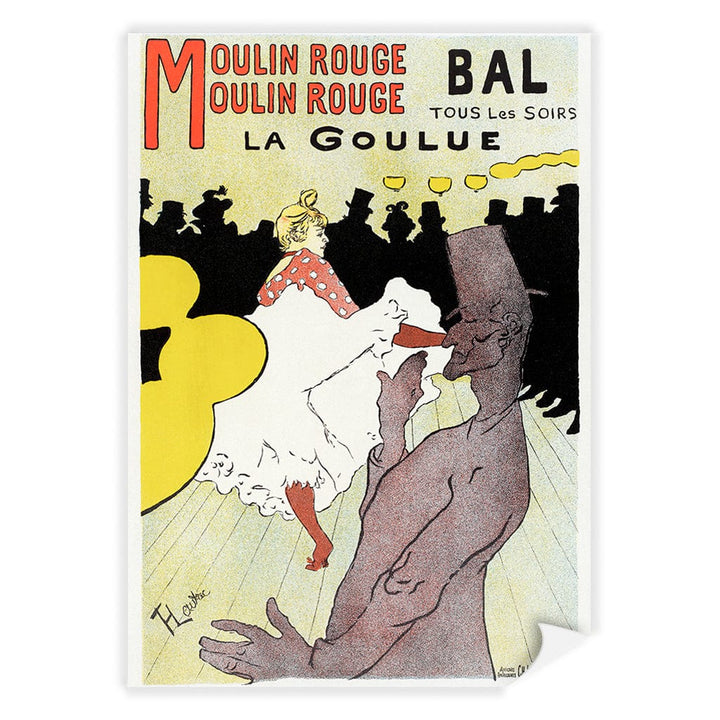 Affiche pour le Moulin Rouge - Toulouse–Lautrec Art Print A4 (21 x 29.7cm) / Print Only / No Border from our Australian Made Framed Wall Art, Prints & Posters collection by Profile Products (Australia) Pty Ltd
