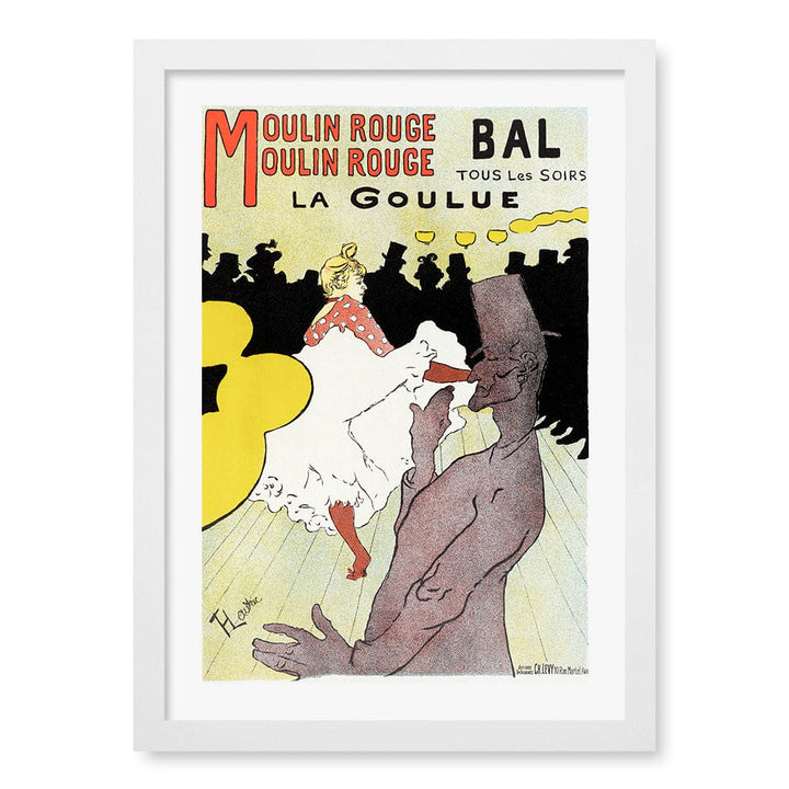 Affiche pour le Moulin Rouge Wall Art Print A3 (29.7 x 42cm) / Matte White Frame / White Border from our Australian Made Wall Art collection by Profile Australia