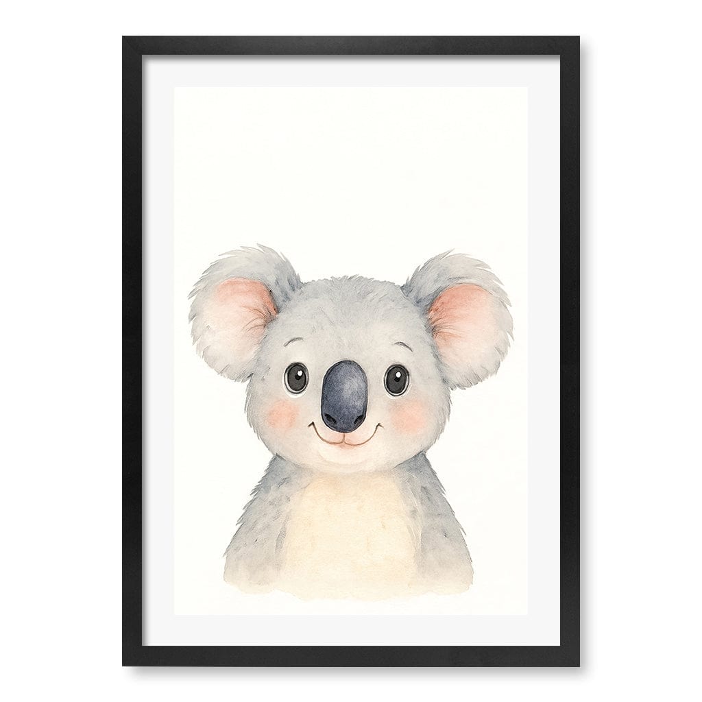Animal Friends Koala Wall Children's Art Print from our Australian Made Framed Wall Art, Prints & Posters collection by Profile Products (Australia) Pty Ltd