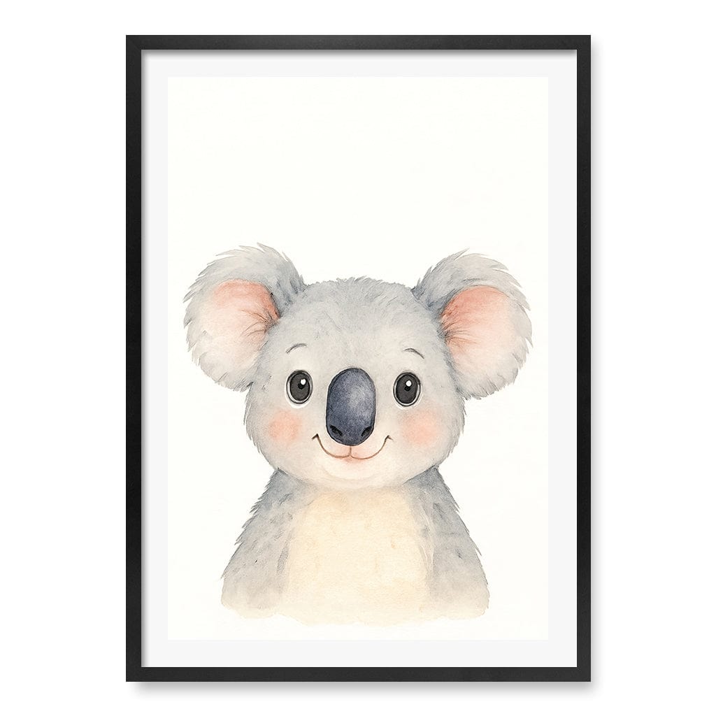 Animal Friends Koala Wall Children's Art Print from our Australian Made Framed Wall Art, Prints & Posters collection by Profile Products (Australia) Pty Ltd