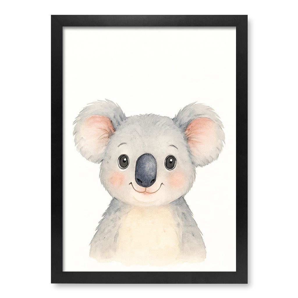 Animal Friends Koala Wall Children's Art Print from our Australian Made Framed Wall Art, Prints & Posters collection by Profile Products (Australia) Pty Ltd