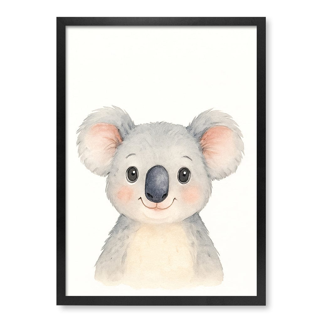 Animal Friends Koala Wall Children's Art Print from our Australian Made Framed Wall Art, Prints & Posters collection by Profile Products (Australia) Pty Ltd