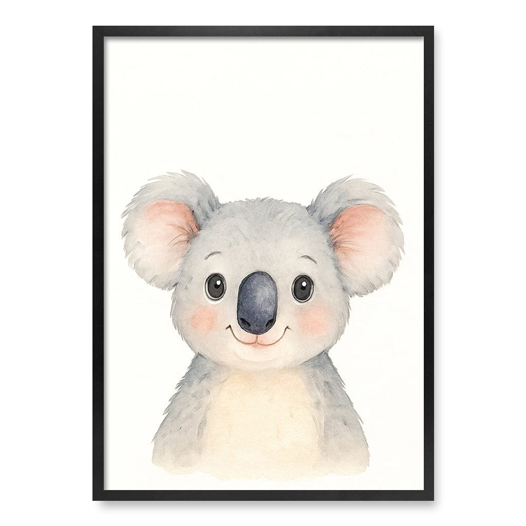 Animal Friends Koala Wall Children's Art Print from our Australian Made Framed Wall Art, Prints & Posters collection by Profile Products (Australia) Pty Ltd