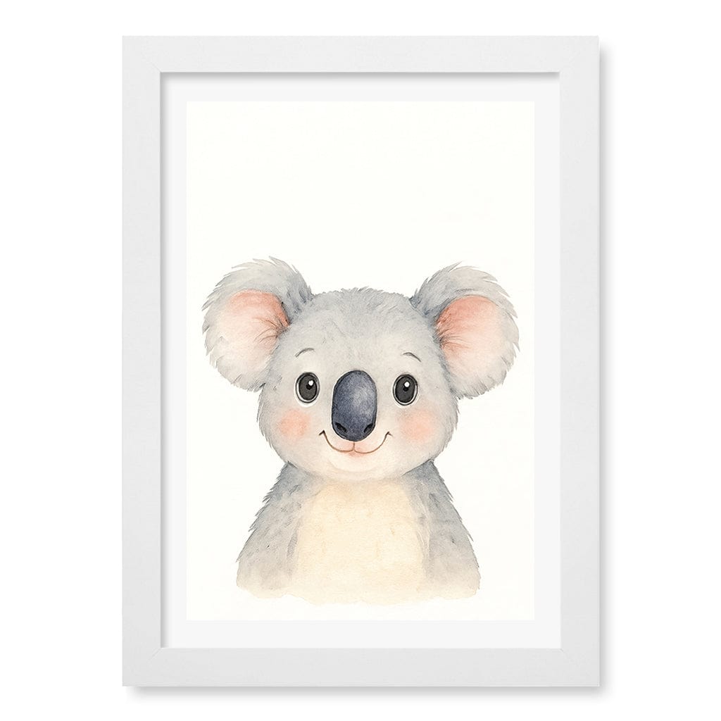 Animal Friends Koala Wall Children's Art Print from our Australian Made Framed Wall Art, Prints & Posters collection by Profile Products (Australia) Pty Ltd