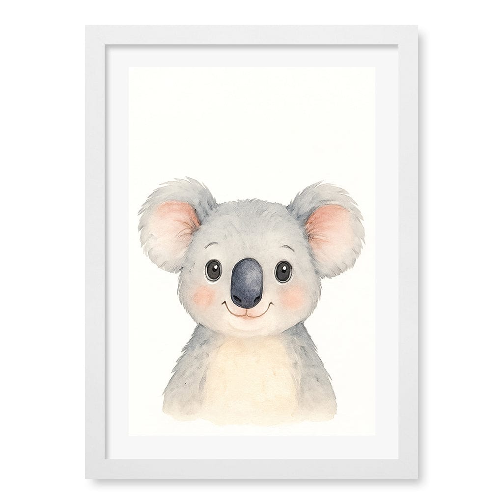 Animal Friends Koala Wall Children's Art Print from our Australian Made Framed Wall Art, Prints & Posters collection by Profile Products (Australia) Pty Ltd