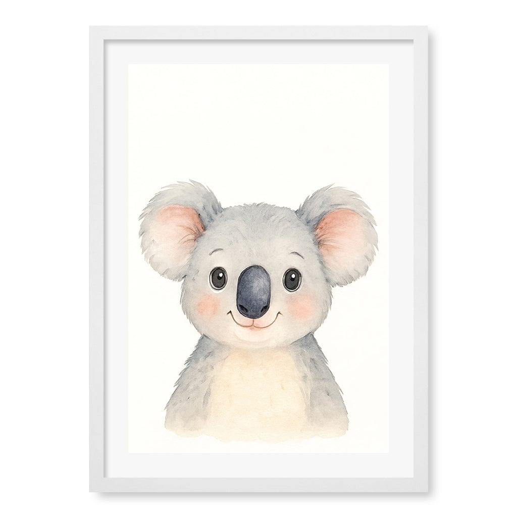 Animal Friends Koala Wall Children's Art Print from our Australian Made Framed Wall Art, Prints & Posters collection by Profile Products (Australia) Pty Ltd
