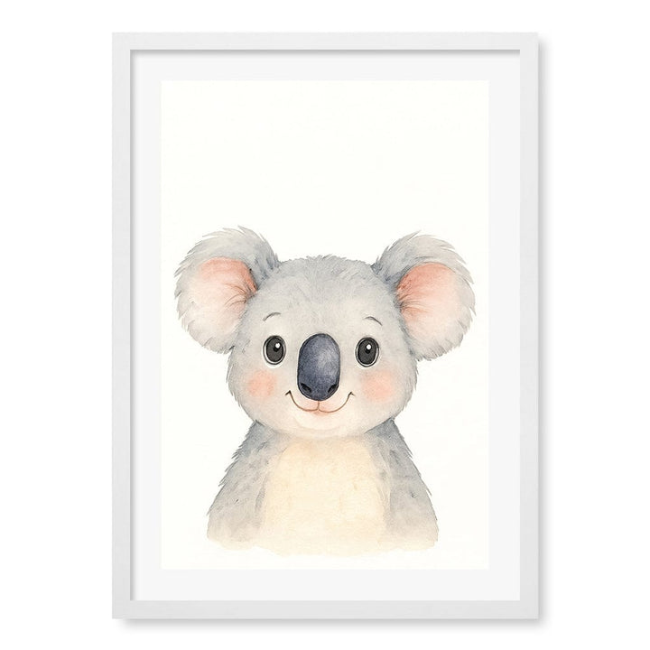 Animal Friends Koala Wall Children's Art Print from our Australian Made Framed Wall Art, Prints & Posters collection by Profile Products (Australia) Pty Ltd