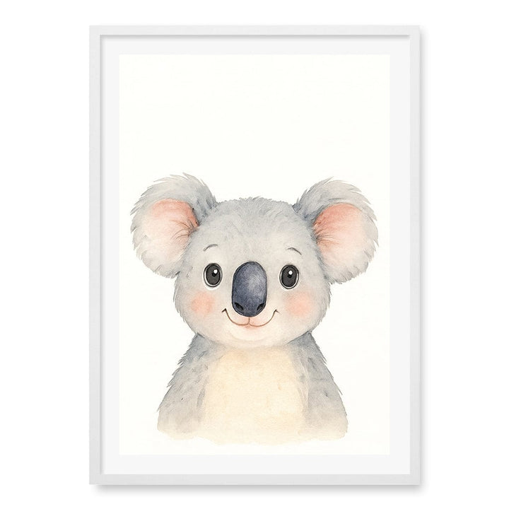Animal Friends Koala Wall Children's Art Print from our Australian Made Framed Wall Art, Prints & Posters collection by Profile Products (Australia) Pty Ltd
