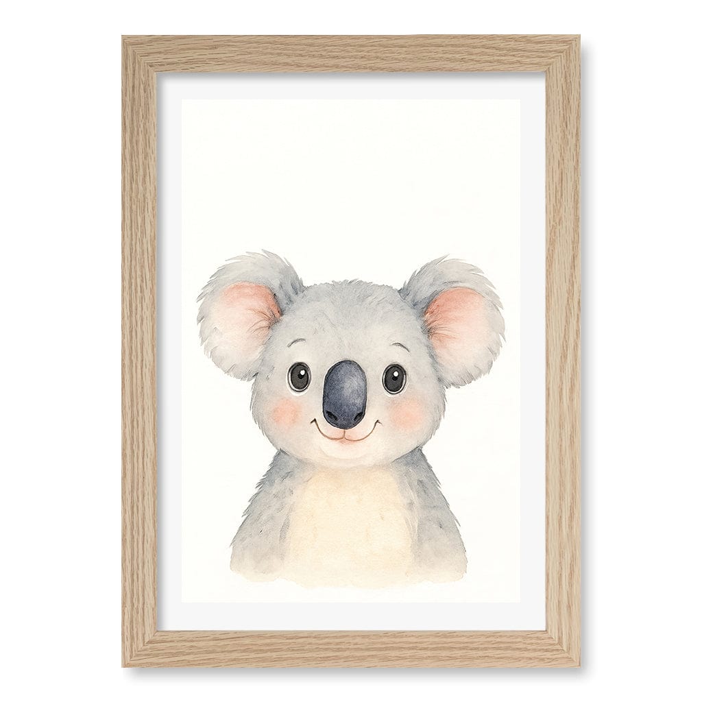 Animal Friends Koala Wall Children's Art Print from our Australian Made Framed Wall Art, Prints & Posters collection by Profile Products (Australia) Pty Ltd