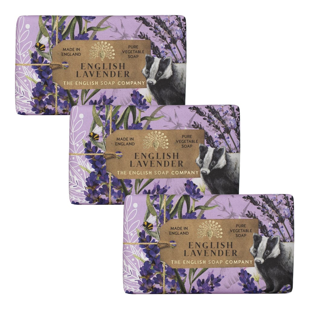 Anniversary English Lavender Soap Bar Bundle Pack (3 x 190g) – The English Soap Company from our Body & Bath collection by The English Soap Company