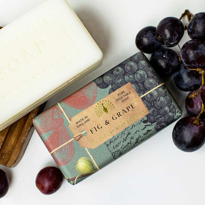 Anniversary Fig & Grape Soap from our Luxury Bar Soap collection by The English Soap Company