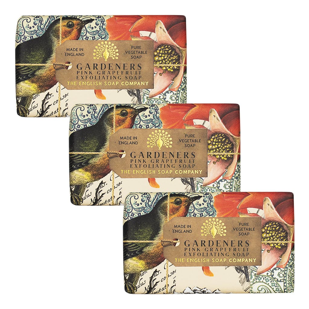 Anniversary Gardeners Exfoliating Soap Bar Bundle Pack (3 x 190g) – The English Soap Company from our Body & Bath collection by The English Soap Company