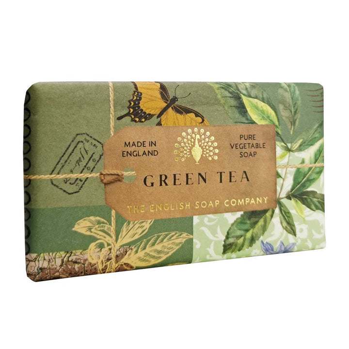 Anniversary Green Tea Soap Bar from our Luxury Bar Soap collection by The English Soap Company