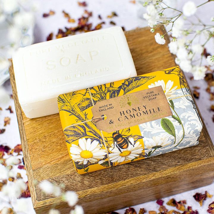 Anniversary Honey & Camomile Soap Bar from our Luxury Bar Soap collection by The English Soap Company