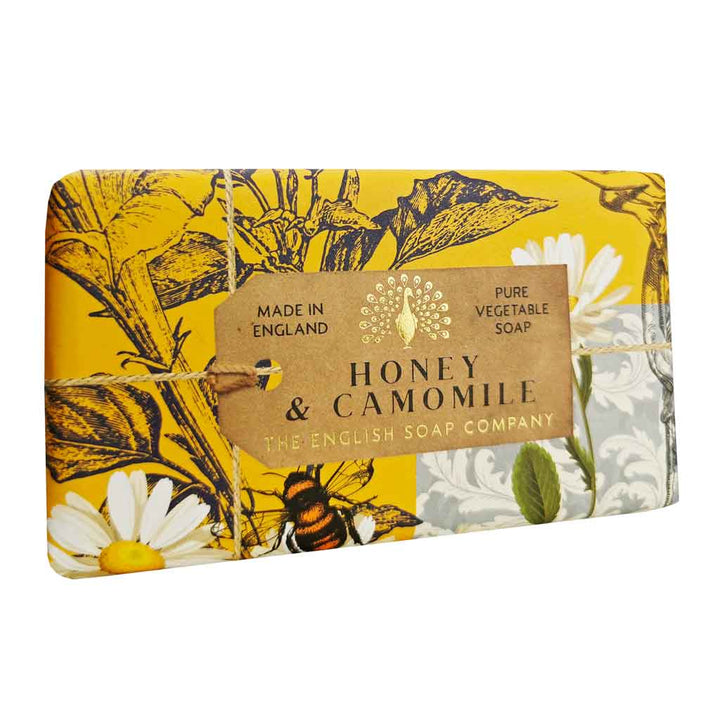 Anniversary Honey & Camomile Soap Bar from our Luxury Bar Soap collection by The English Soap Company
