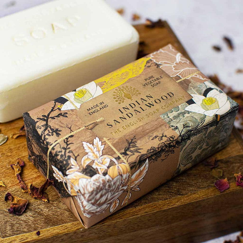 Anniversary Indian Sandalwood Soap Bar Bundle Pack (3 x 190g) – The English Soap Company from our Body & Bath collection by The English Soap Company