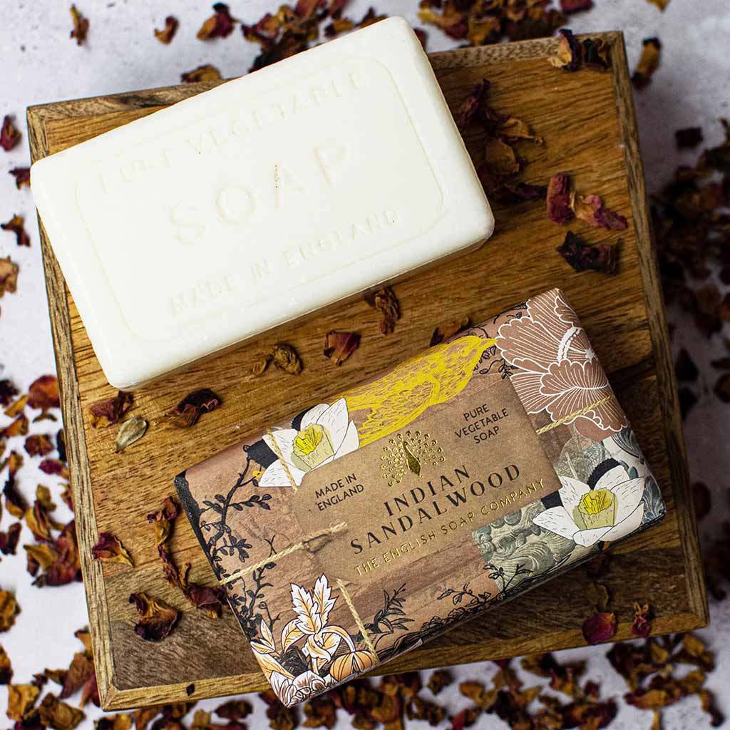 Anniversary Indian Sandalwood Soap from our Luxury Bar Soap collection by The English Soap Company