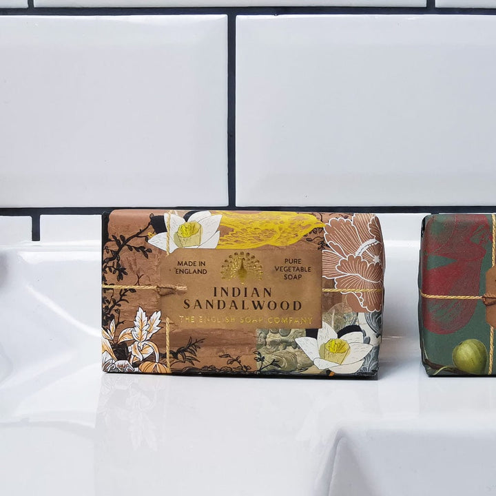 Anniversary Indian Sandalwood Soap from our Luxury Bar Soap collection by The English Soap Company