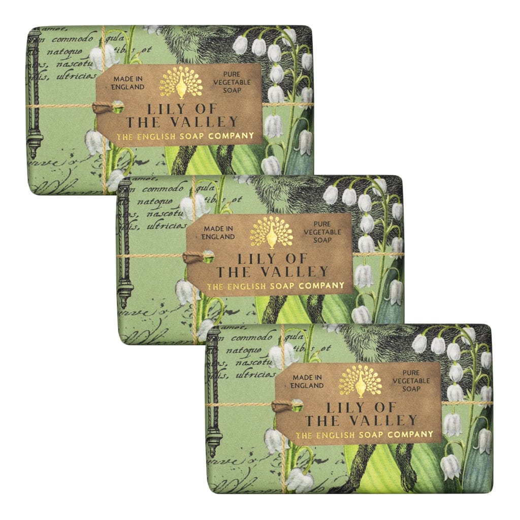 Anniversary Lily of the Valley Soap Bar Bundle Pack (3 x 190g) – The English Soap Company from our Body & Bath collection by The English Soap Company