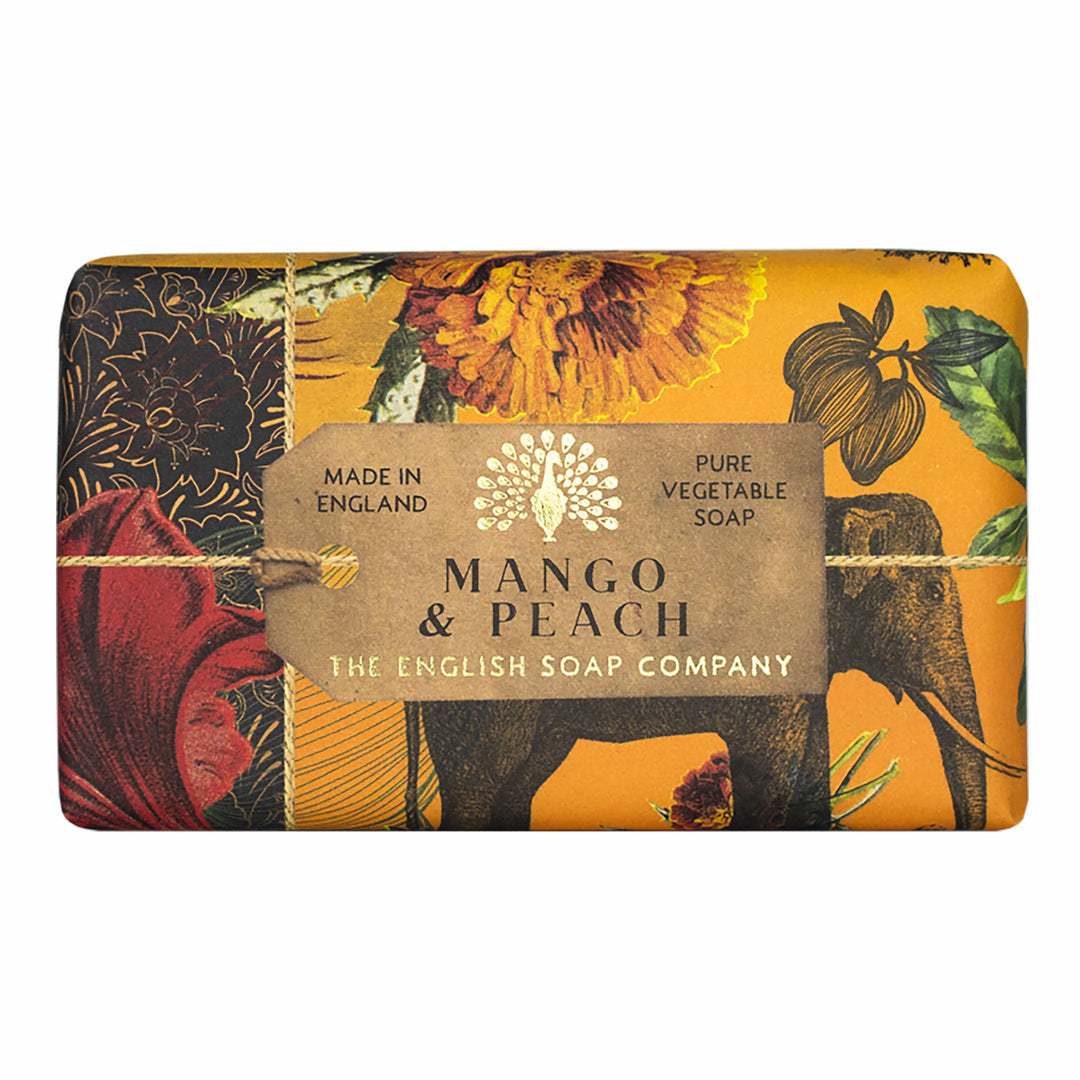 Anniversary Mango &amp; Peach Soap Bar from our Luxury Bar Soap collection by The English Soap Company