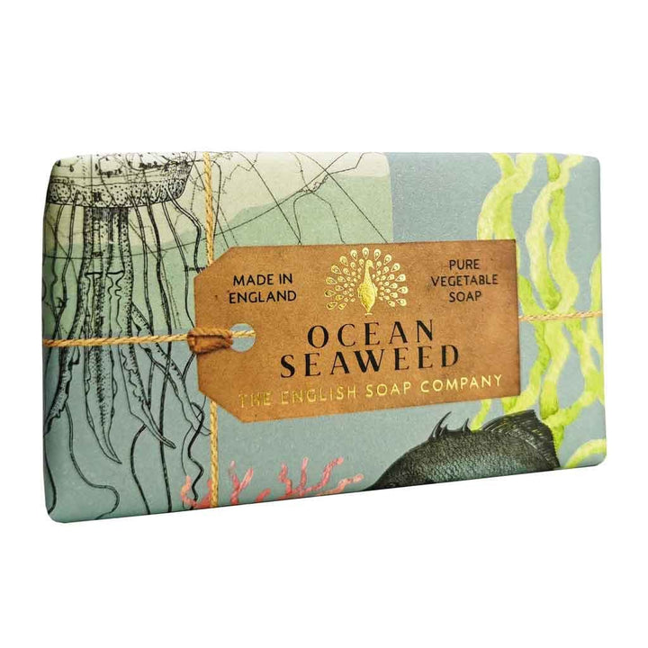 Anniversary Ocean Seaweed Soap Bar from our Luxury Bar Soap collection by The English Soap Company