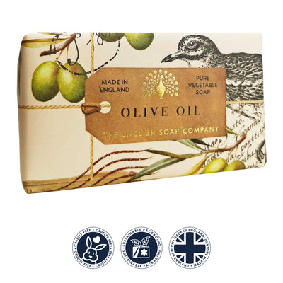 Anniversary Olive Oil Soap Bar from our Luxury Bar Soap collection by The English Soap Company