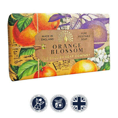 Anniversary Orange Blossom Soap Bar from our Luxury Bar Soap collection by The English Soap Company