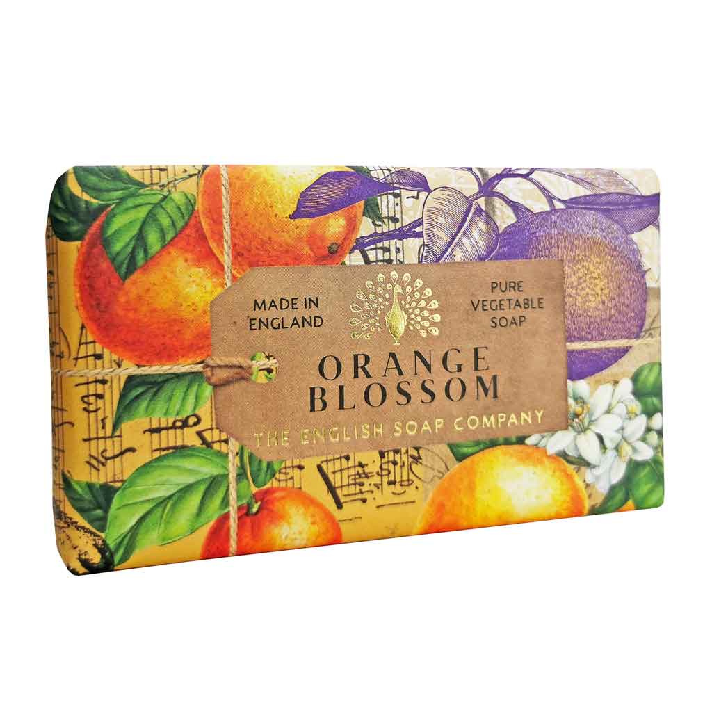 Anniversary Orange Blossom Soap from our Luxury Bar Soap collection by The English Soap Company