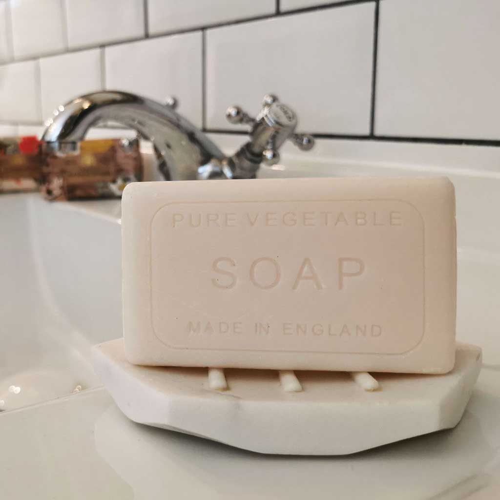 Anniversary Rhubarb & Coconut Soap from our Luxury Bar Soap collection by The English Soap Company