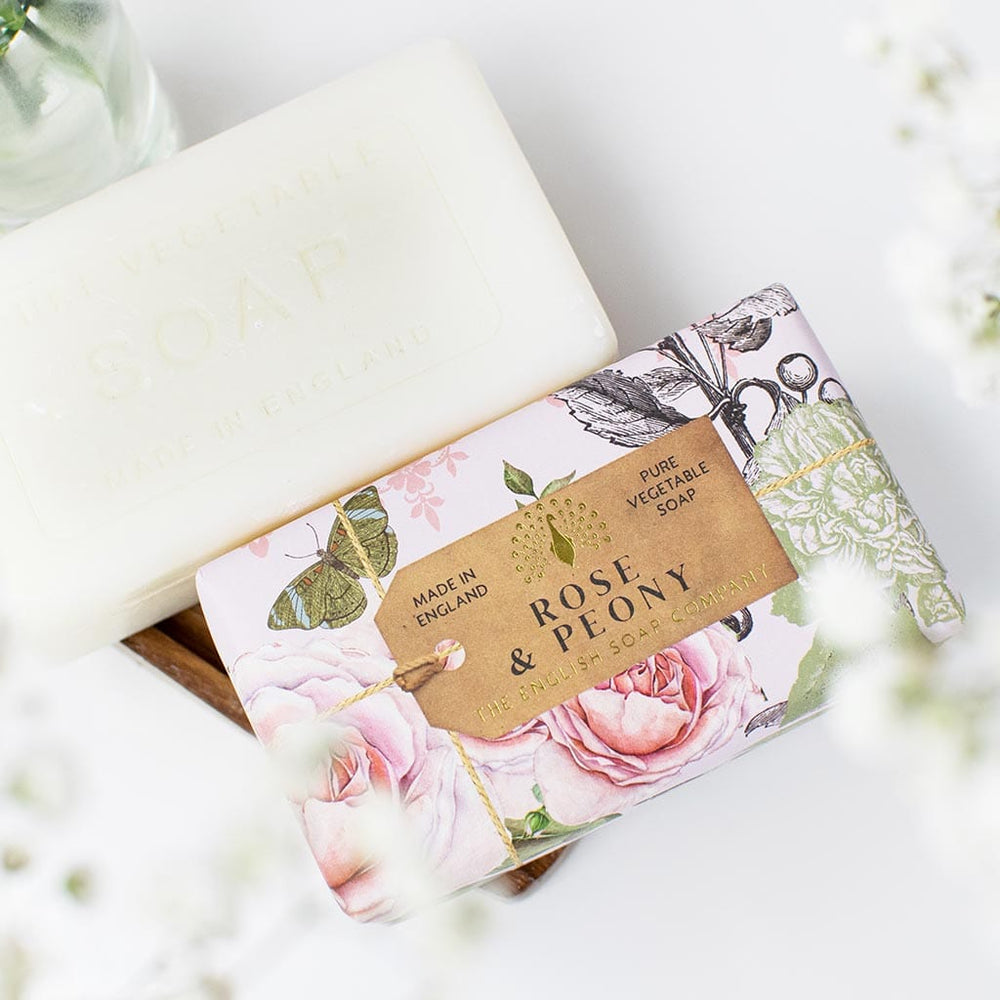 Anniversary Rose & Peony Soap Bar Bundle Pack (3 x 190g) – The English Soap Company from our Body & Bath collection by The English Soap Company