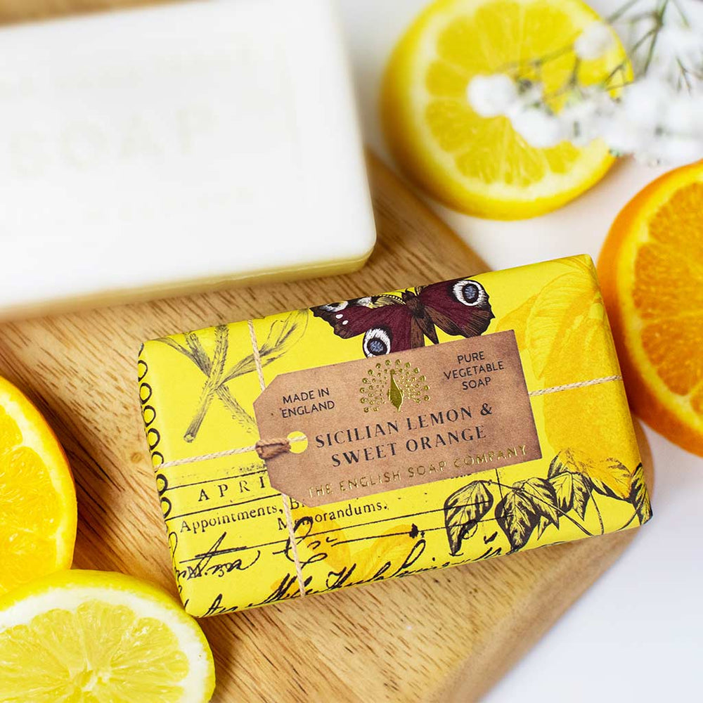 Anniversary Sicilian Lemon & Sweet Orange Soap Bar Bundle Pack (3 x 190g) – The English Soap Company from our Body & Bath collection by The English Soap Company