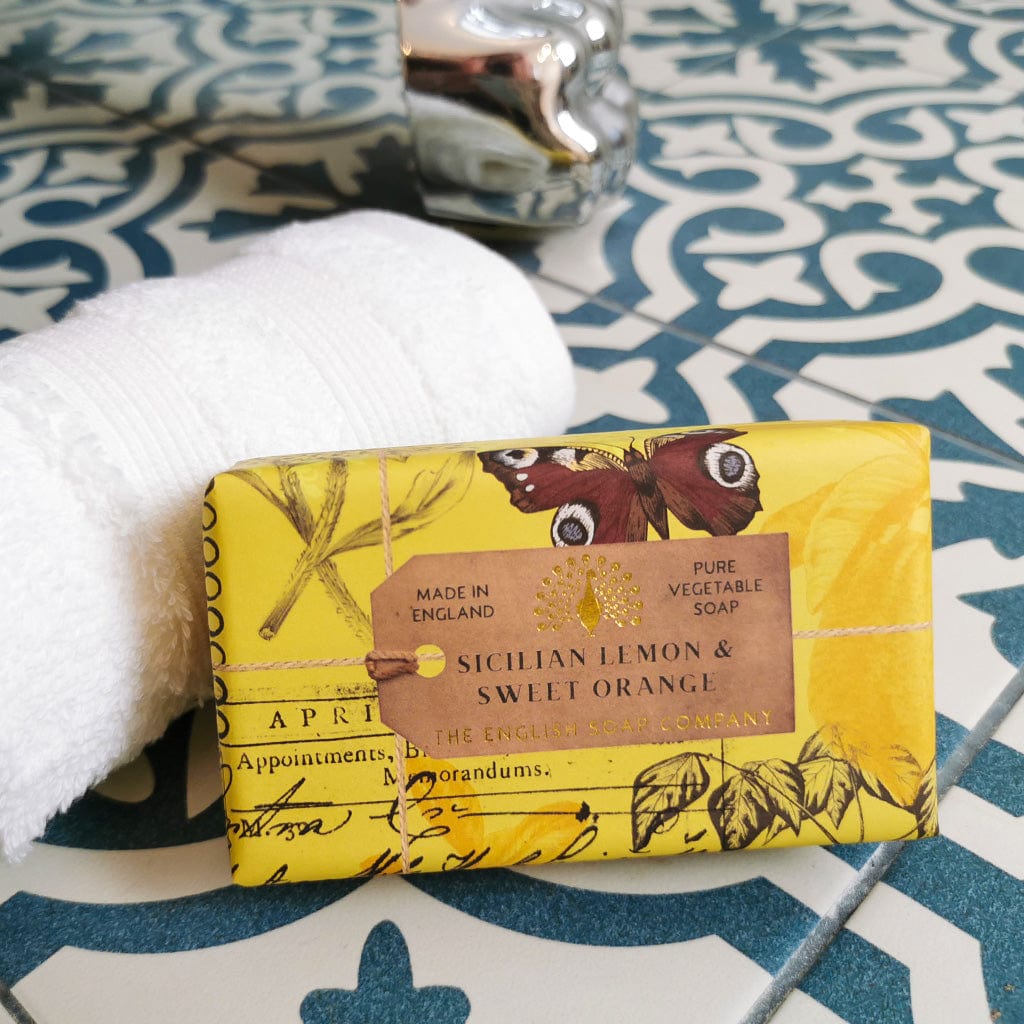 Anniversary Sicilian Lemon & Sweet Orange Soap Bar Bundle Pack (3 x 190g) – The English Soap Company from our Body & Bath collection by The English Soap Company