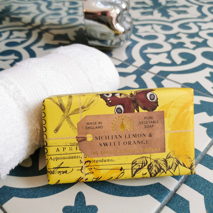 Anniversary Sicilian Lemon & Sweet Orange Soap Bar Bundle Pack (3 x 190g) – The English Soap Company from our Body & Bath collection by The English Soap Company