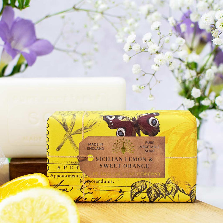 Anniversary Sicilian Lemon & Sweet Orange Soap Bar Bundle Pack (3 x 190g) – The English Soap Company from our Body & Bath collection by The English Soap Company