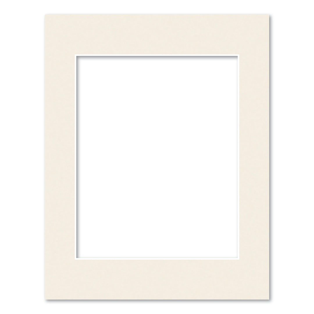 Antique White Acid-Free Mat Board 11x14in (27.9x35.5cm) to suit 8x10in (20x25cm) image from our Mat Boards collection by Profile Products (Australia) Pty Ltd