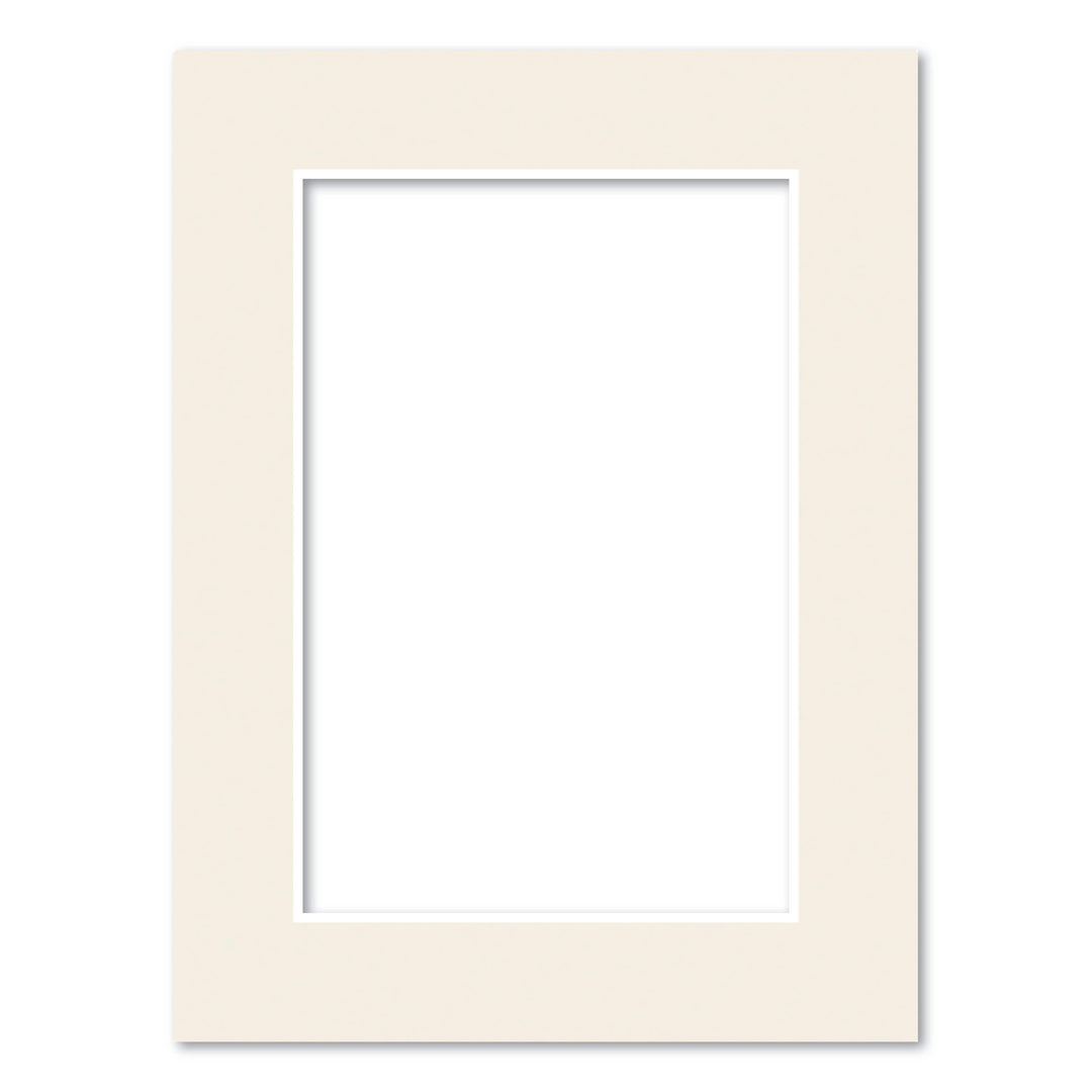 Antique White Acid-Free Mat Board 6x8in (15.2x20.3cm) to suit 4x6in (10x15cm) image from our Mat Boards collection by Profile Products (Australia) Pty Ltd