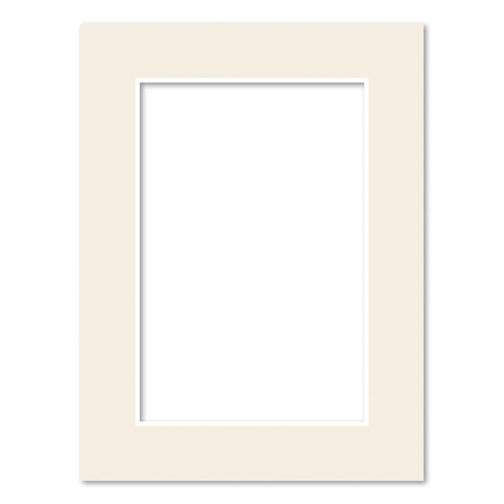 Antique White Acid-Free Mat Board 6x8in (15.2x20.3cm) to suit 4x6in (10x15cm) image from our Mat Boards collection by Profile Products (Australia) Pty Ltd