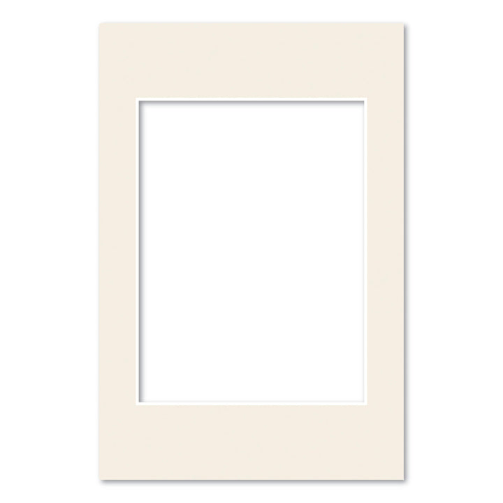 Antique White Acid-Free Mat Board 8x12in (20.3x30.5cm) to suit 6x8in (15x20cm) image from our Mat Boards collection by Profile Products (Australia) Pty Ltd