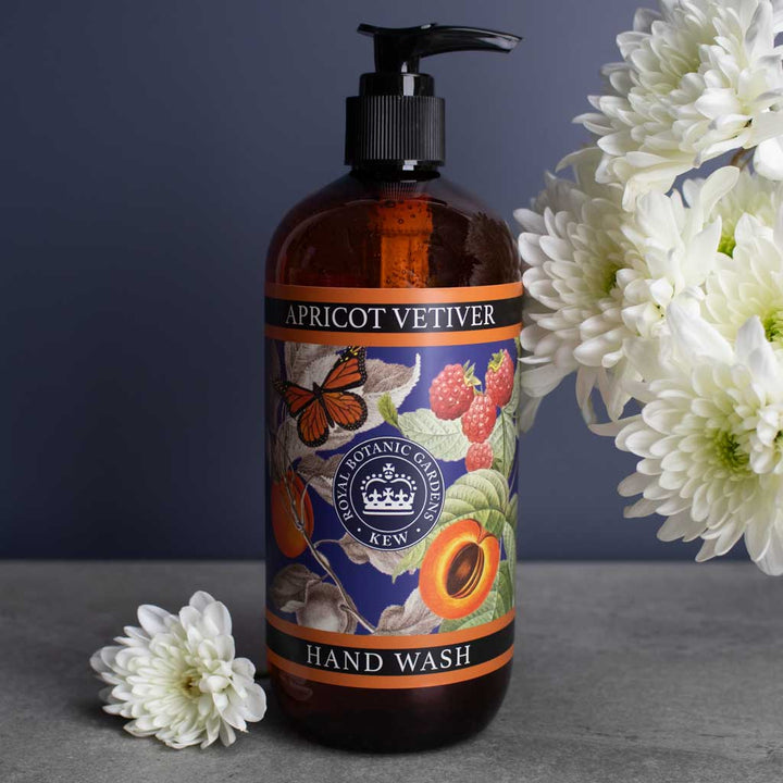 Apricot Vetiver Hand Wash - Kew Gardens Collection from our Liquid Hand & Body Soap collection by The English Soap Company