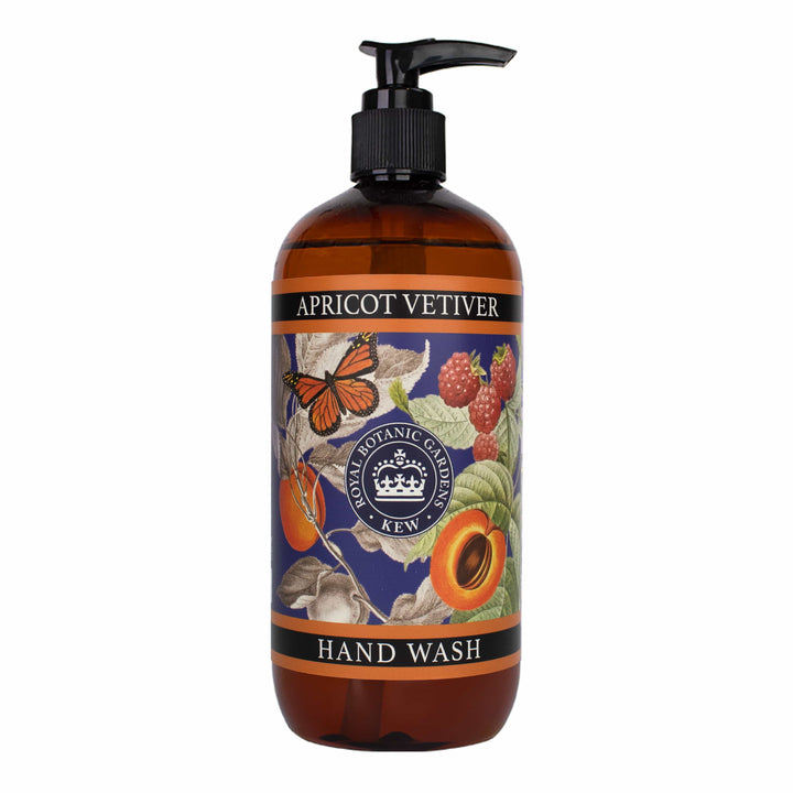 Apricot Vetiver Hand Wash - Kew Gardens Collection from our Liquid Hand & Body Soap collection by The English Soap Company