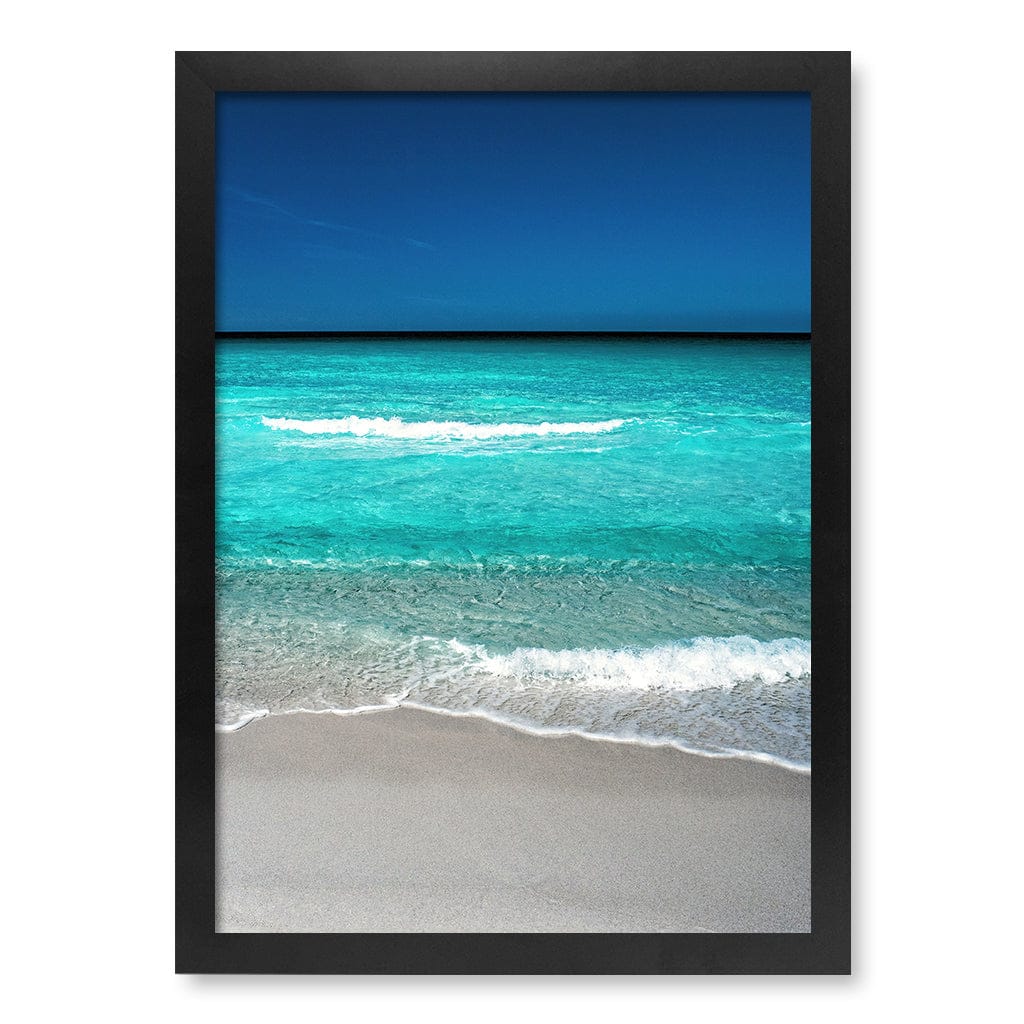 Aqua Blues 1 Binalong Bay Wall Art Print A3 (29.7 x 42cm) / Matte Black Frame / No Border from our Australian Made Framed Wall Art, Prints & Posters collection by Profile Products (Australia) Pty Ltd